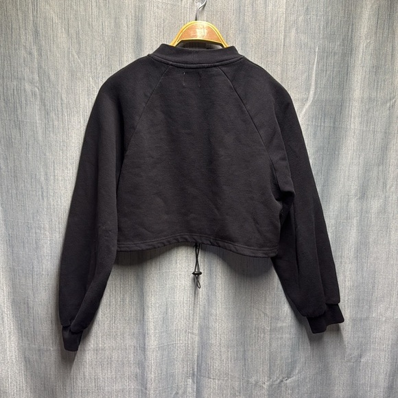 🚩 Kuwalla Black Cropped Sweatshirt size extra small - Picture 7 of 7